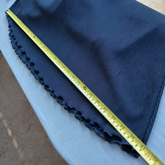 Goth Maxi Dress Small ? sheer mesh top long sleeves sweetheart neckline ribbed - Picture 11 of 14